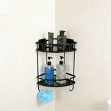 BATHROOM CORNER BASKET WITH DOUBLE SIDED TAPE