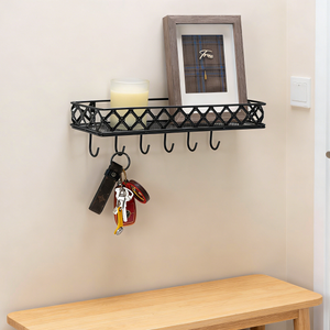 Wall Mounted Mail and Key Holder