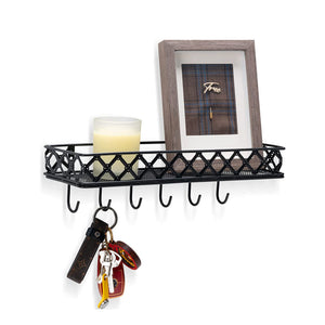Wall Mounted Mail and Key Holder