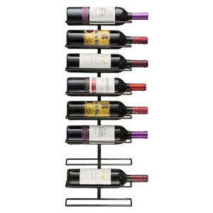 Wall Mounted WINE HOLDER 9 BOTTLES