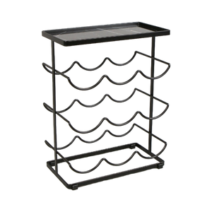 WINE HOLDER 9 BOTTLES WITH TOP TRAY
