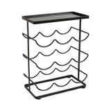 WINE HOLDER 9 BOTTLES WITH TOP TRAY